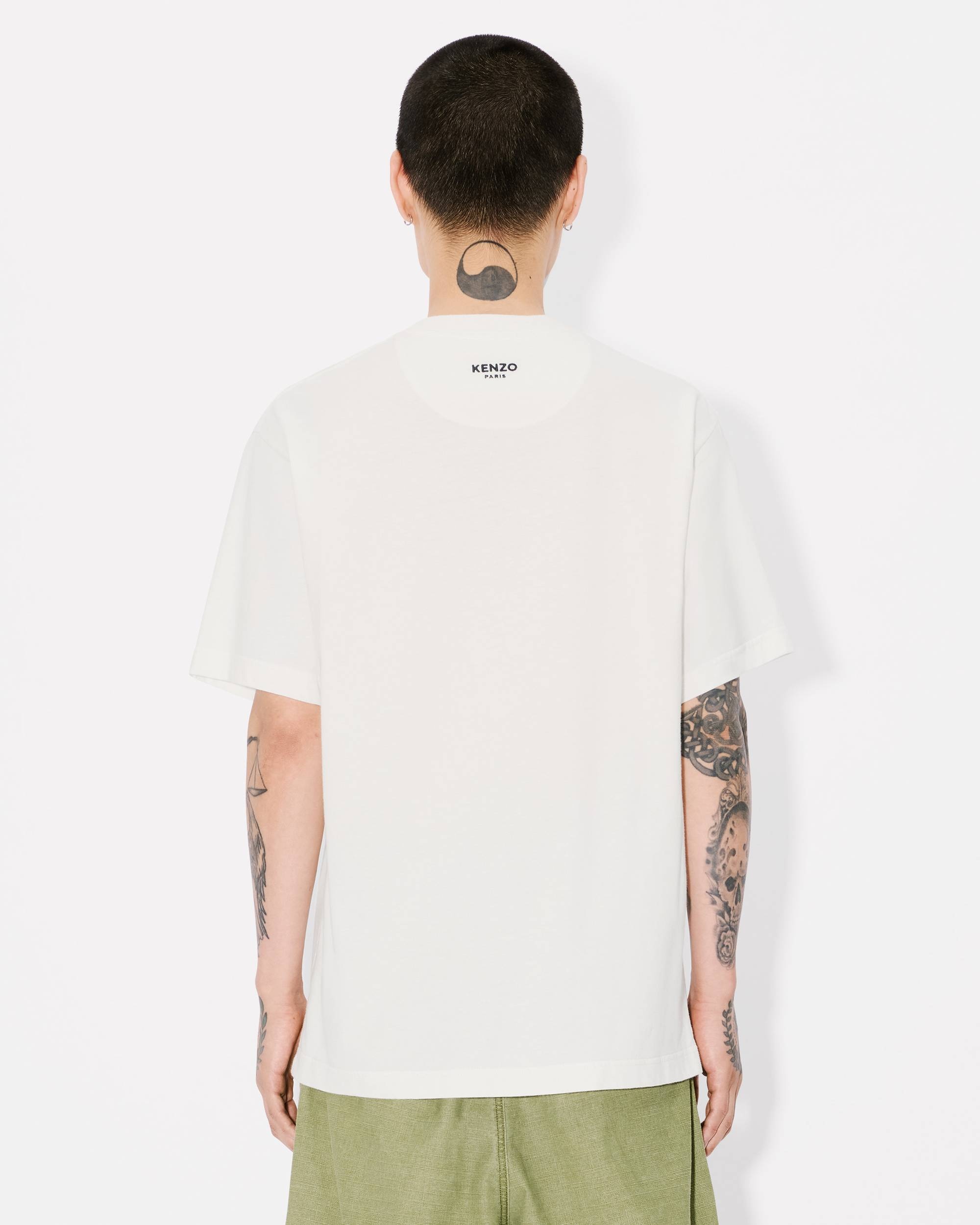 'KENZO Pop' embroidered T-shirt in cotton - 4
