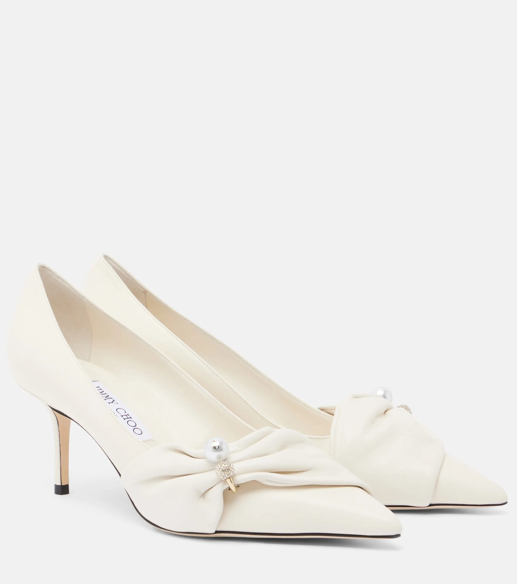Rafi embellished leather pumps - 1