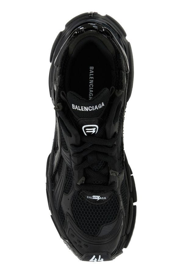 スニーカー BALENCIAGA Black Mesh And Rubber Runner Sneakers Balenciaga Black Mesh And Rubber Runner Sneaker – LOZURI®