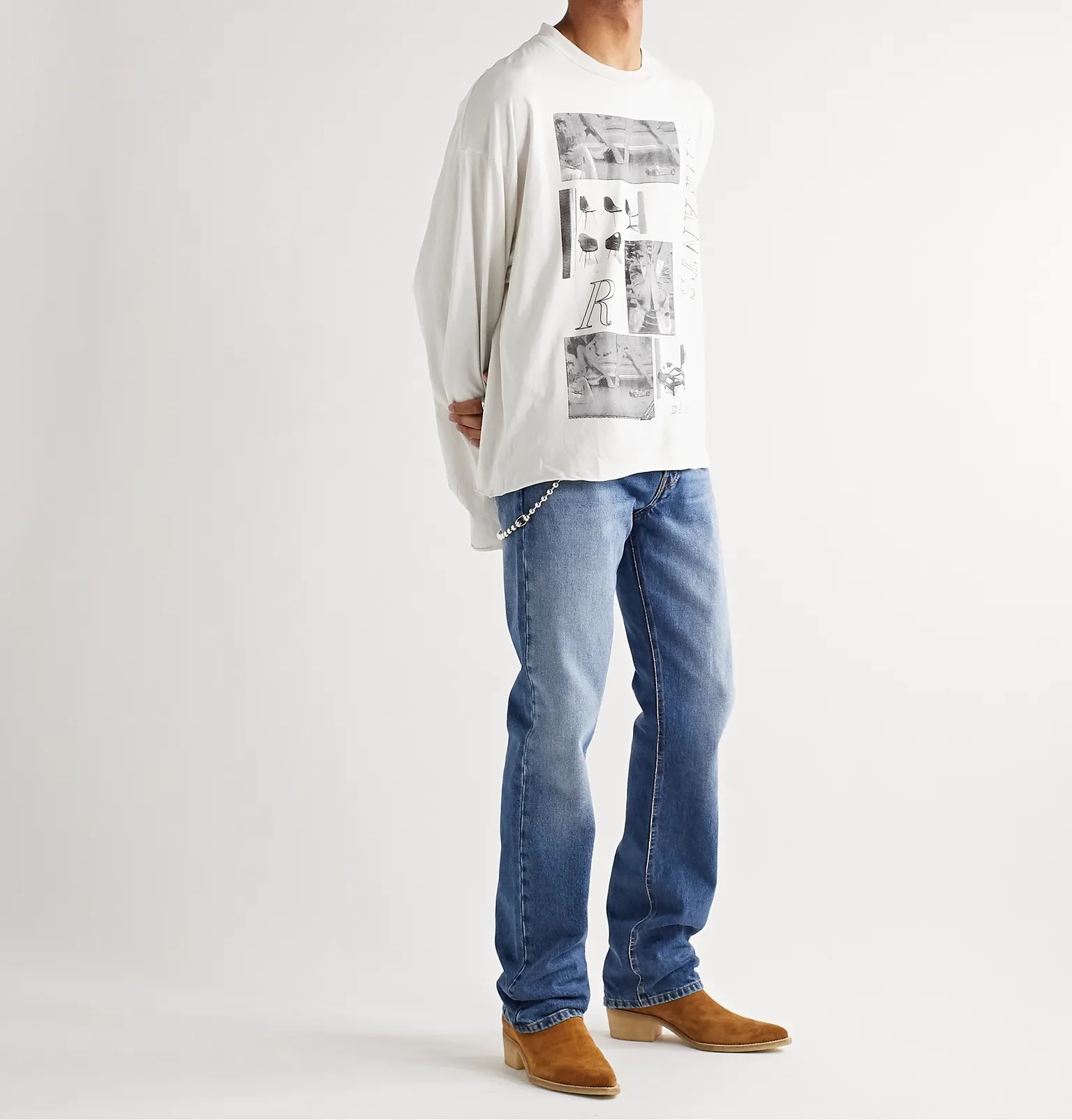 Oversized Printed Cotton-Jersey T-Shirt - 2