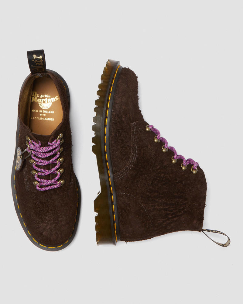 Dr. Martens 101 Made in England Hardware Suede Ankle Boots outlook