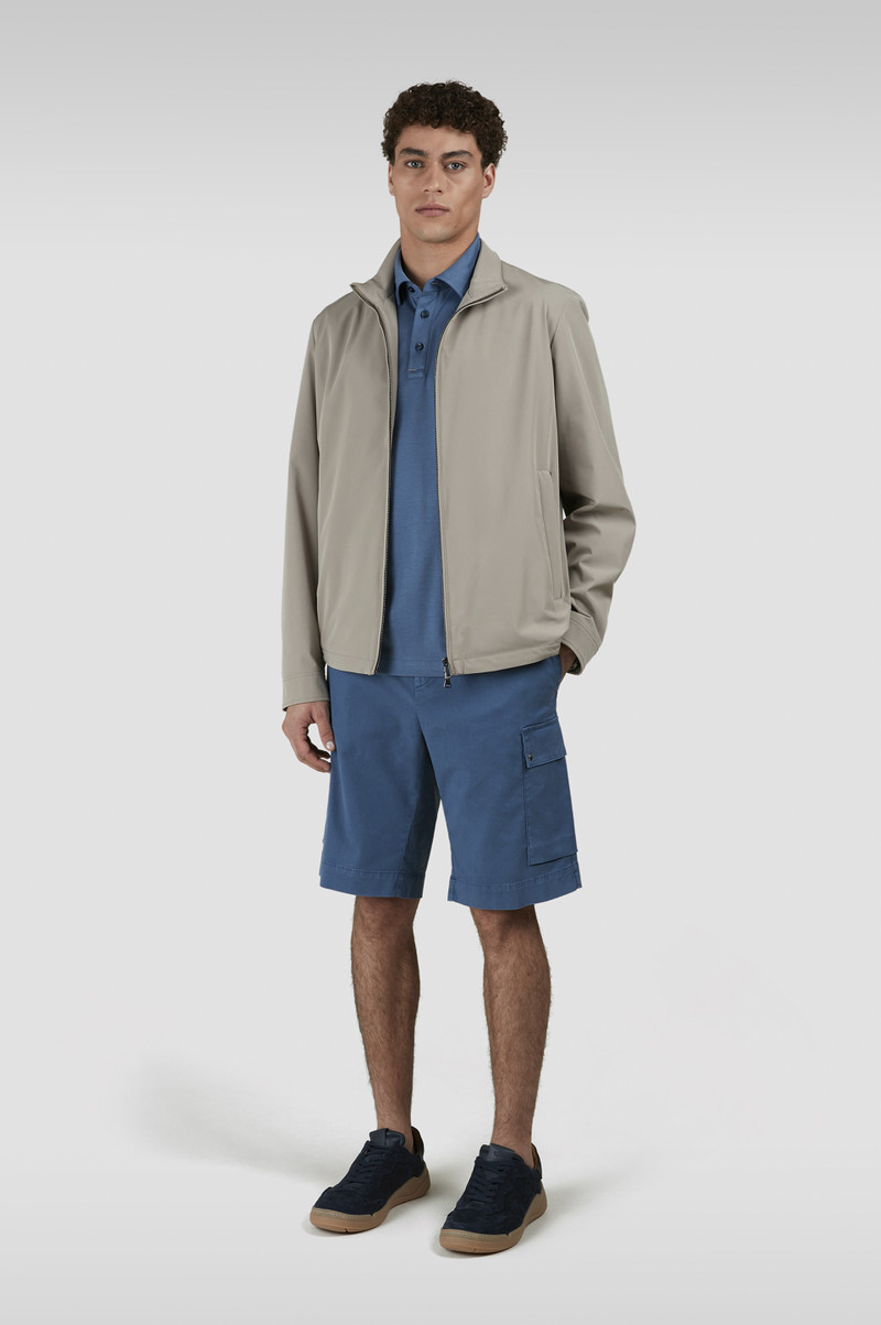 Paul & Shark TYPHOON® RE-4X4 STRETCH JACKET WITH SHARK FIN outlook