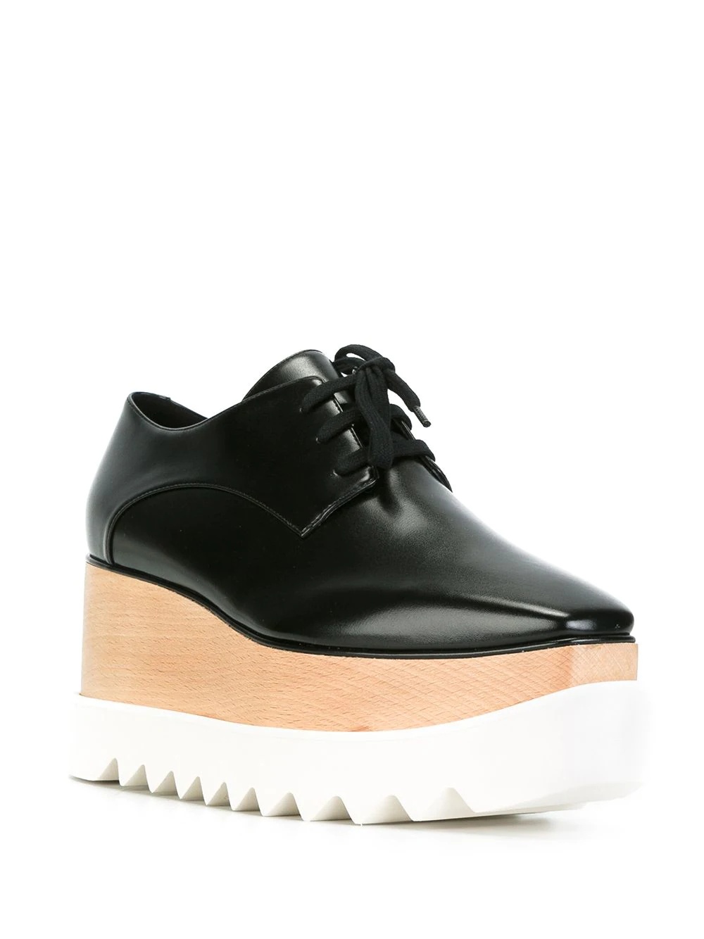 Stella McCartney Elyse Lace Up Flatforms | club21 | REVERSIBLE