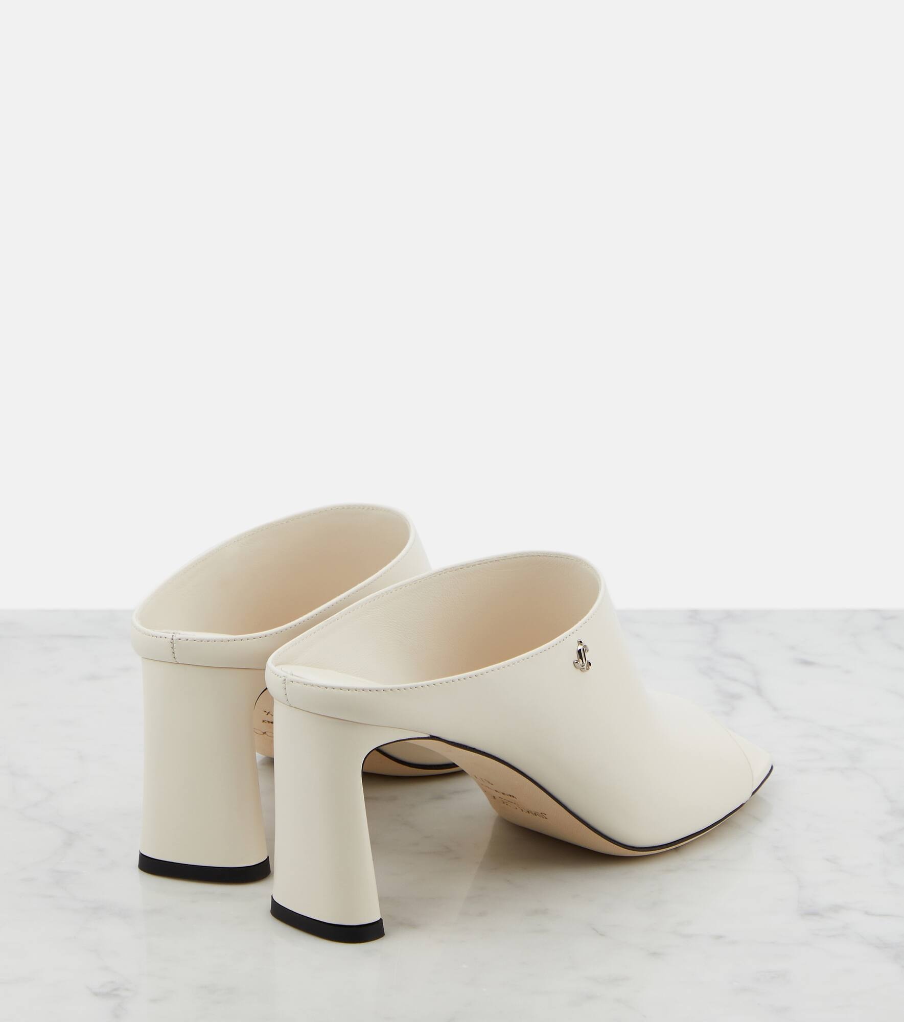 Kinley 75 leather mules - 3