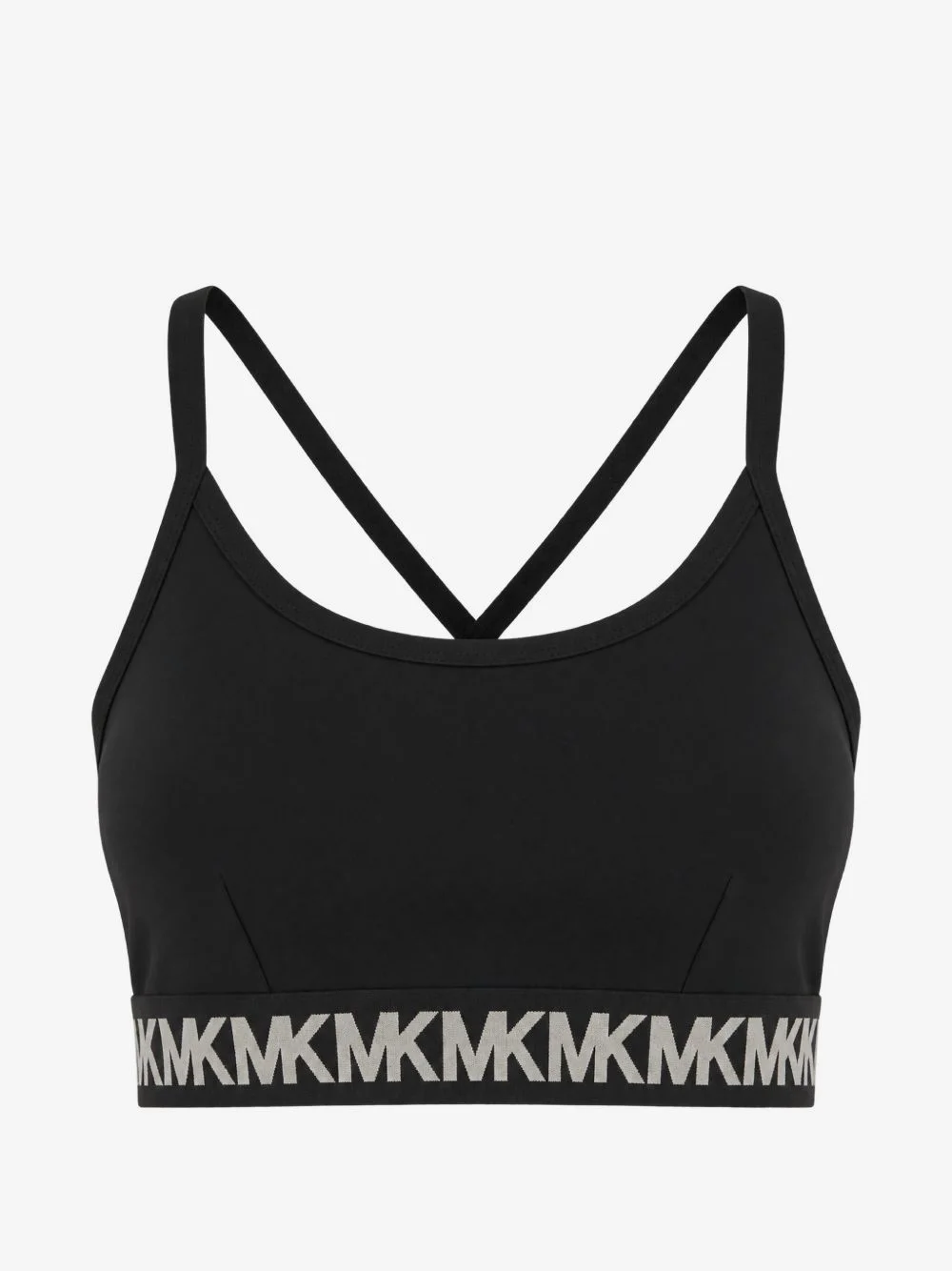 logo-tape cross-back top - 1