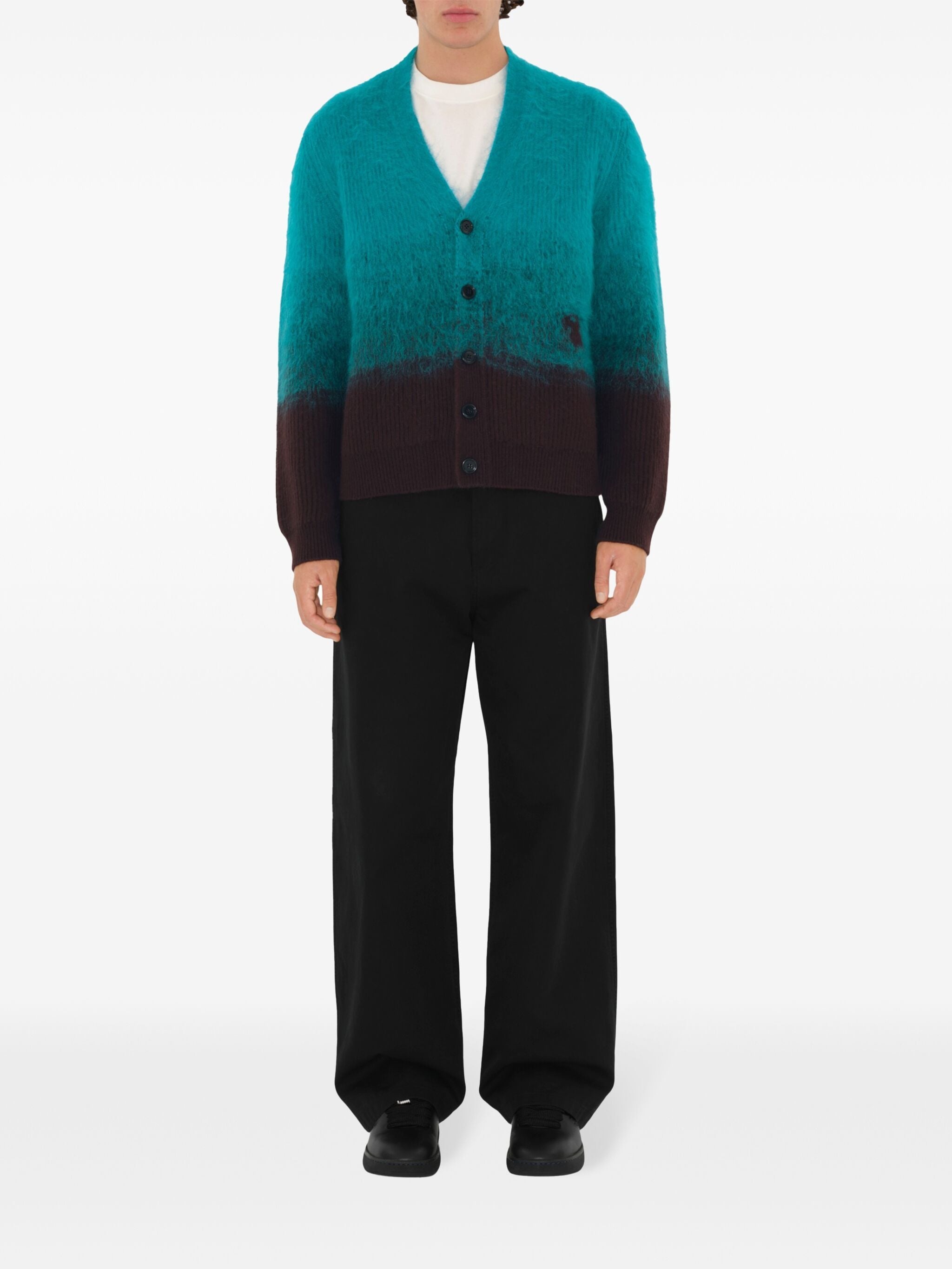 WOOL MOHAIR-BLEND CARDIGAN - 2