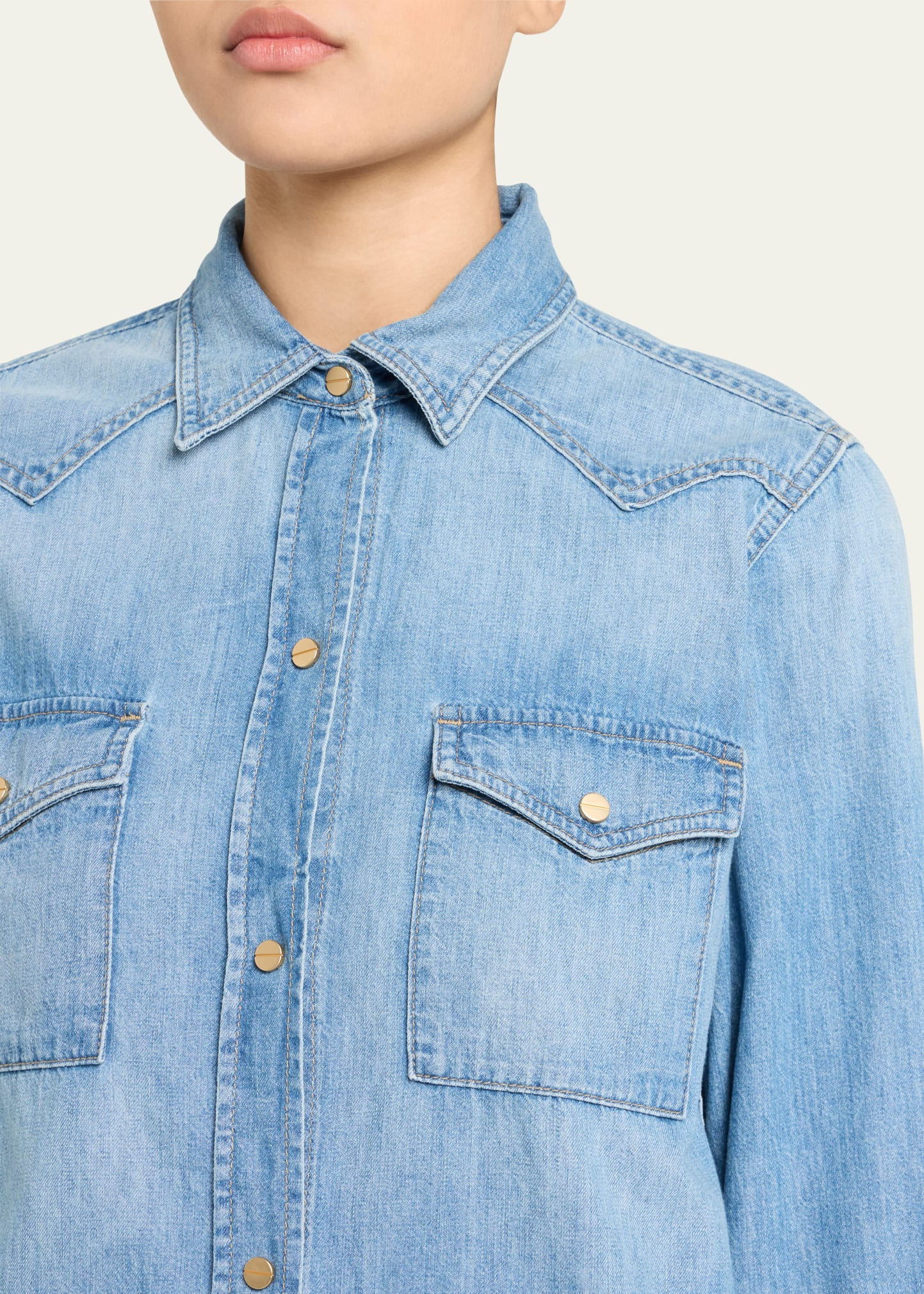 Cowboy Take Me Away Denim Shirt - 5