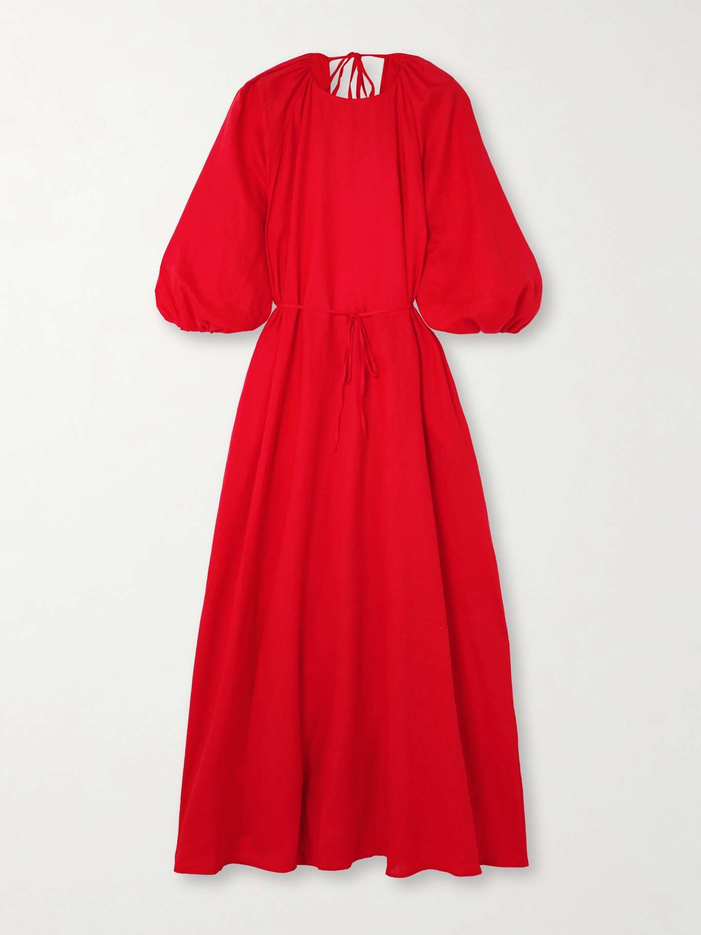 Fran open-back linen maxi dress - 1