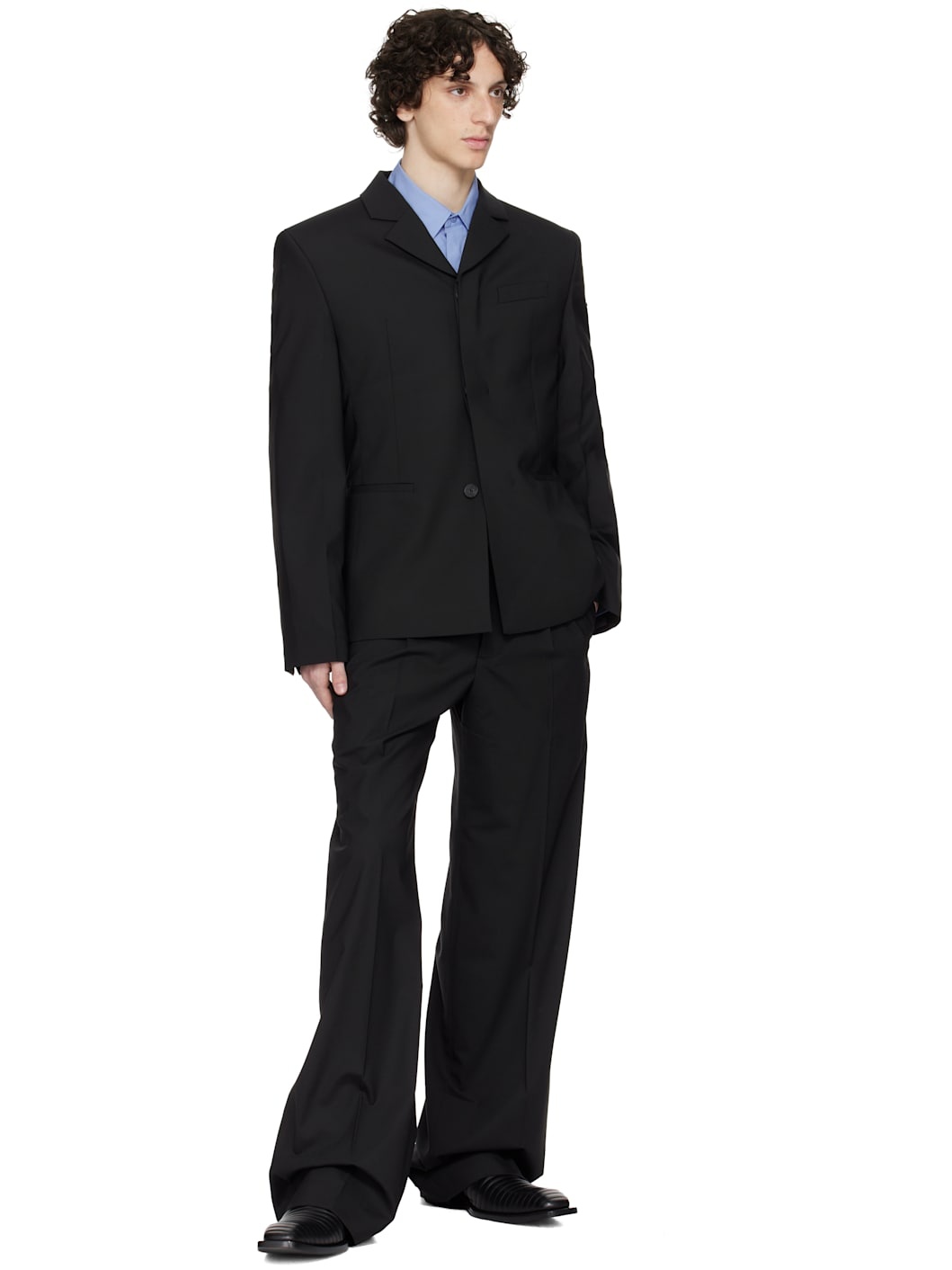 Black '032c Office Attire' Suit Blazer - 5