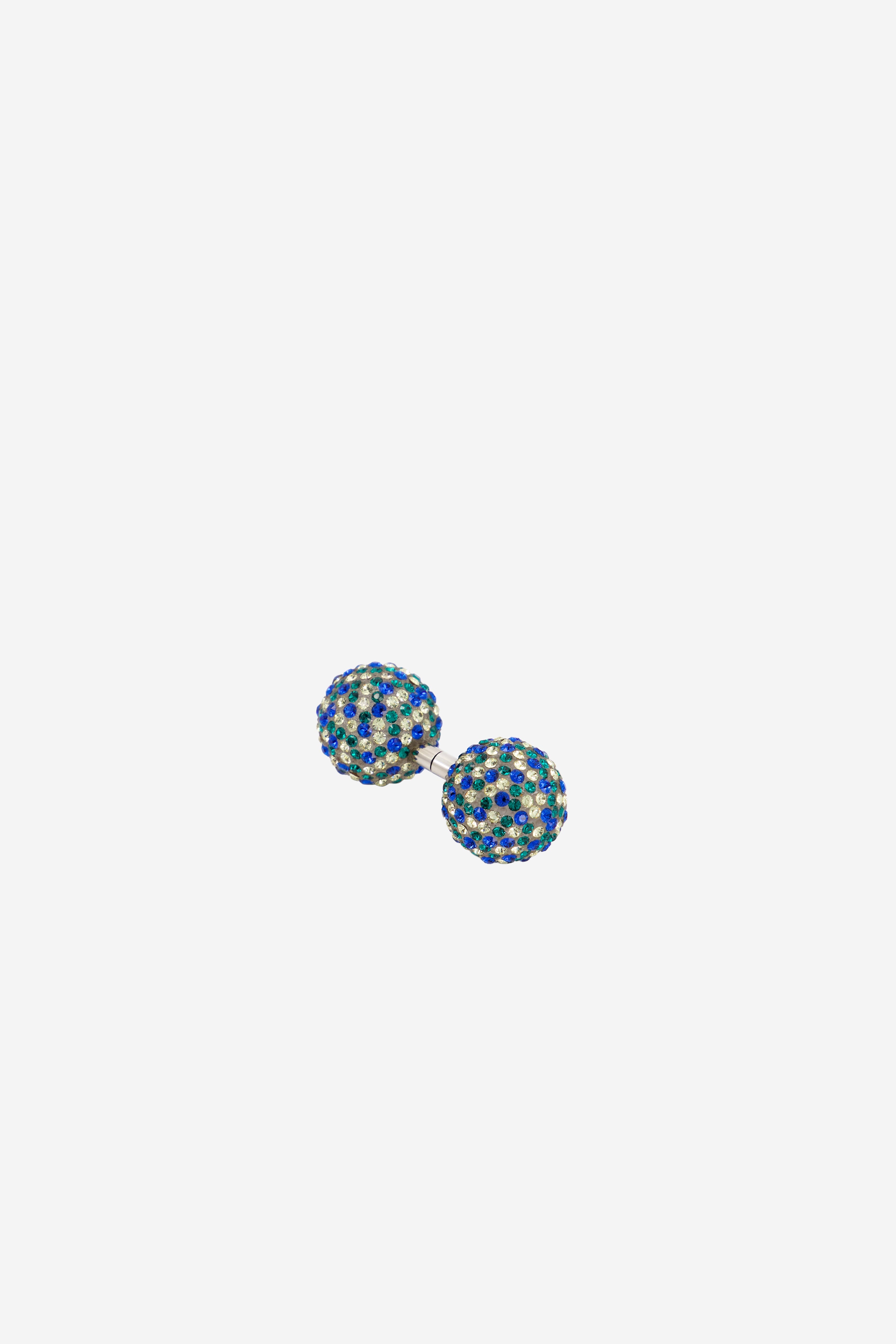 Crystal-Embellished Xl Atom Earring - 3