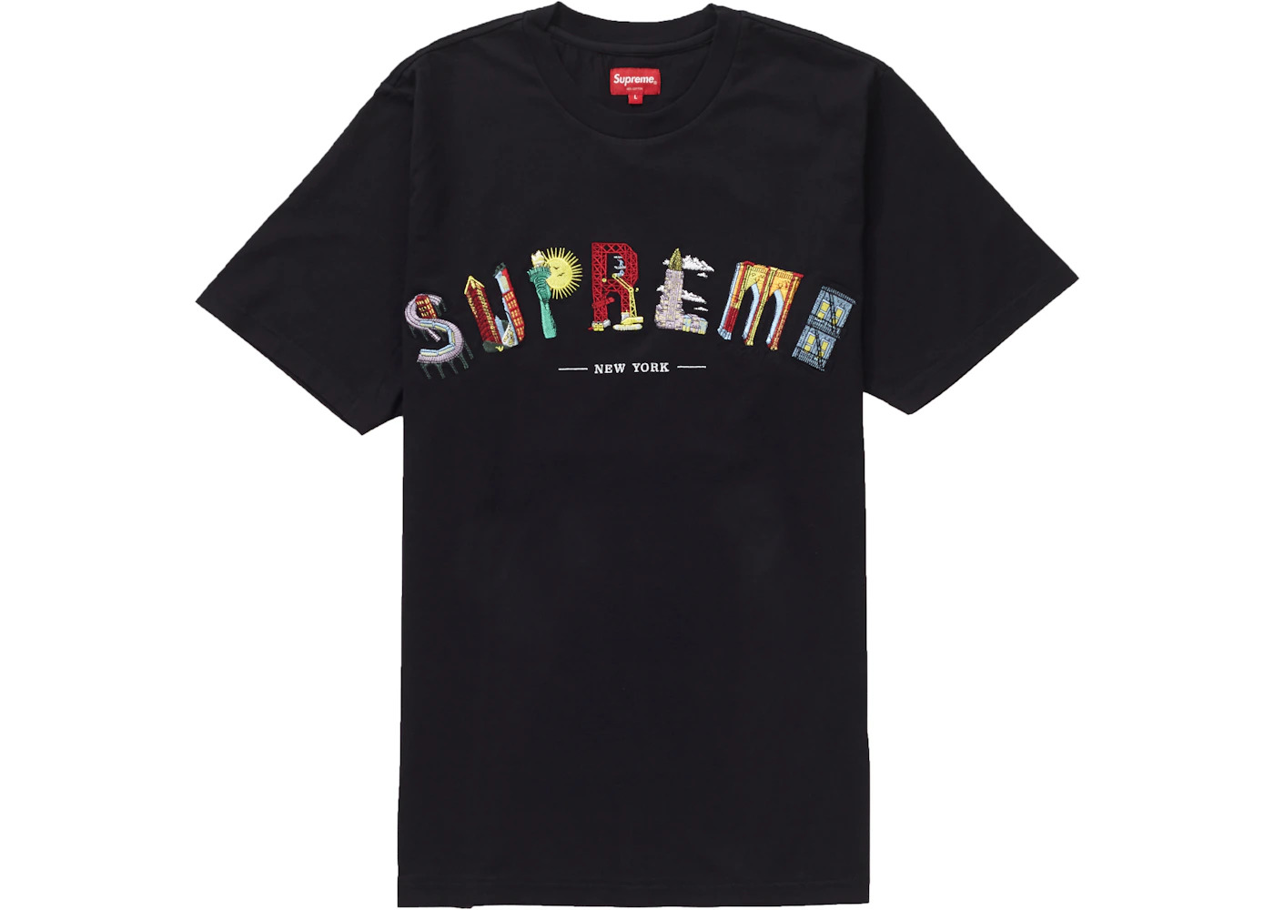 Supreme City Arc Tee Black - 1