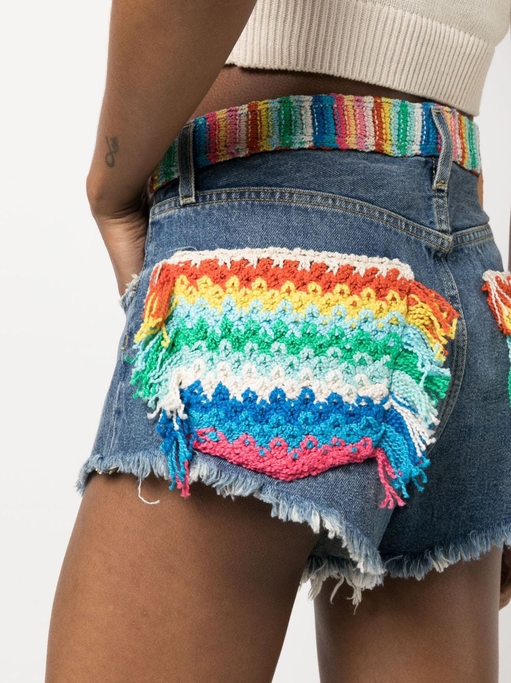 Over The Rainbow denim shorts - 7