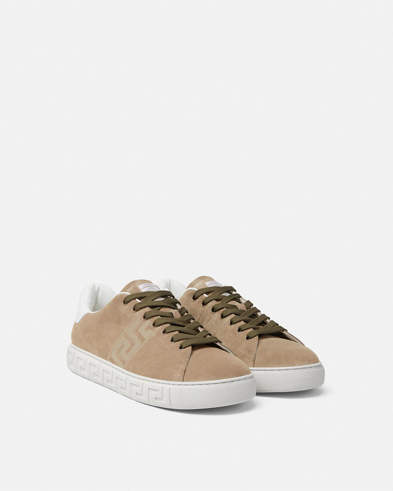 VERSACE Suede Greca Sneakers outlook