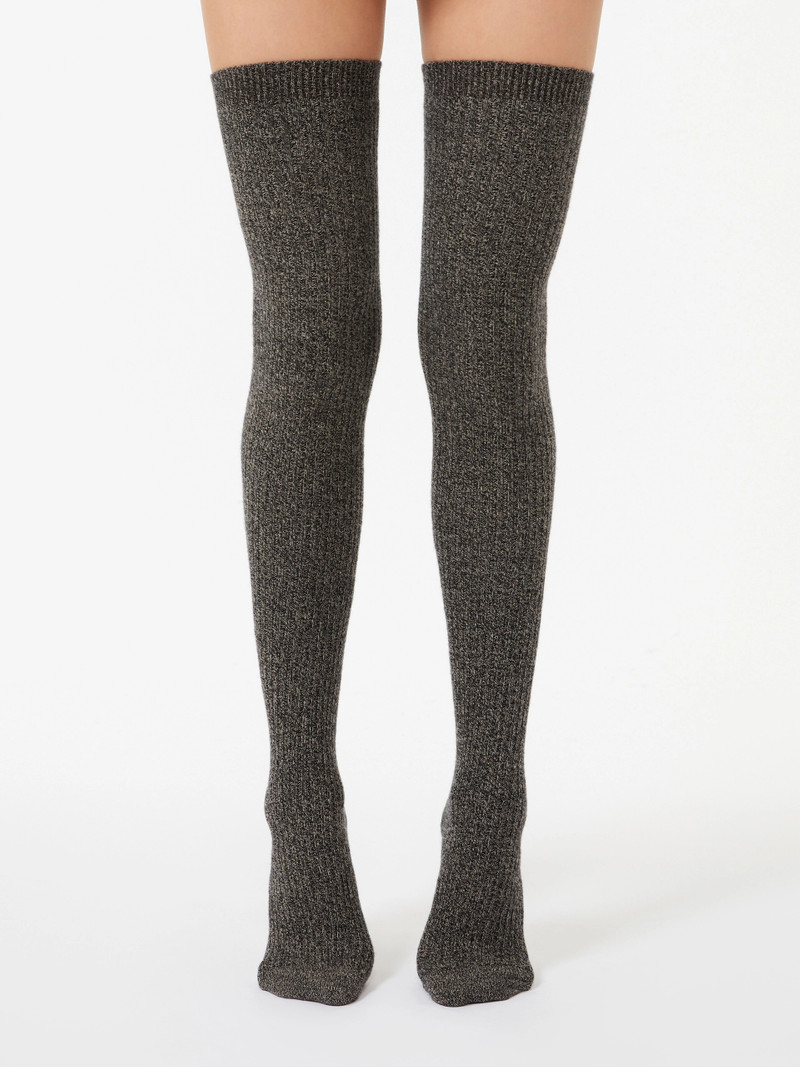 BOZEN1234 Parisian cashmere socks - BEIGE 3