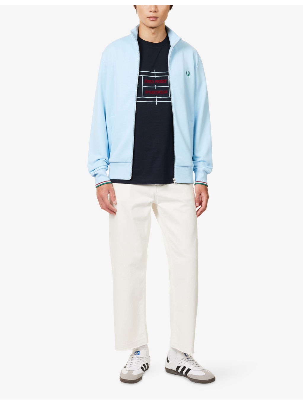 Tennis Court Printed Relaxed-Fit Cotton T-Shirt - 2
