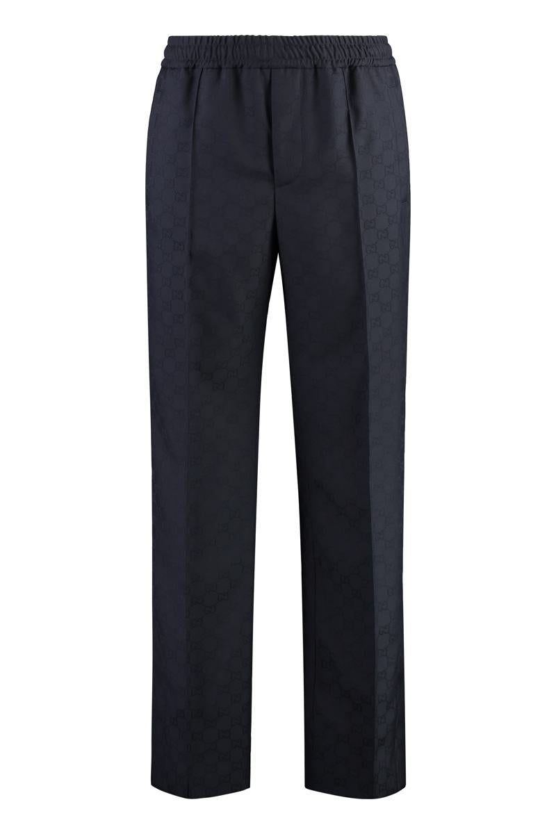 Gucci Jacquard Motif Trousers - 1