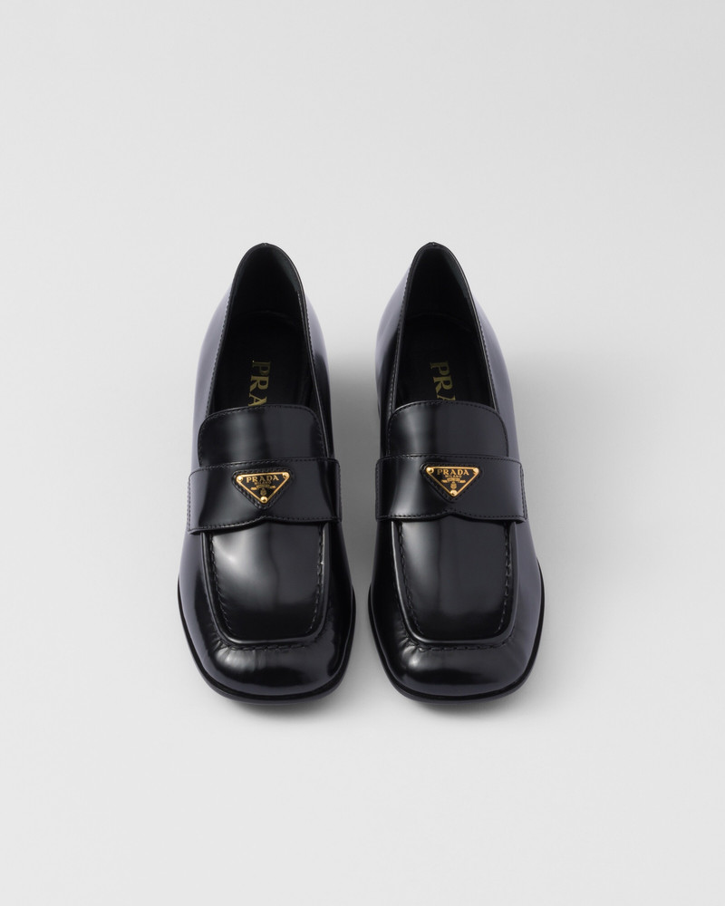 Brushed leather loafers 3