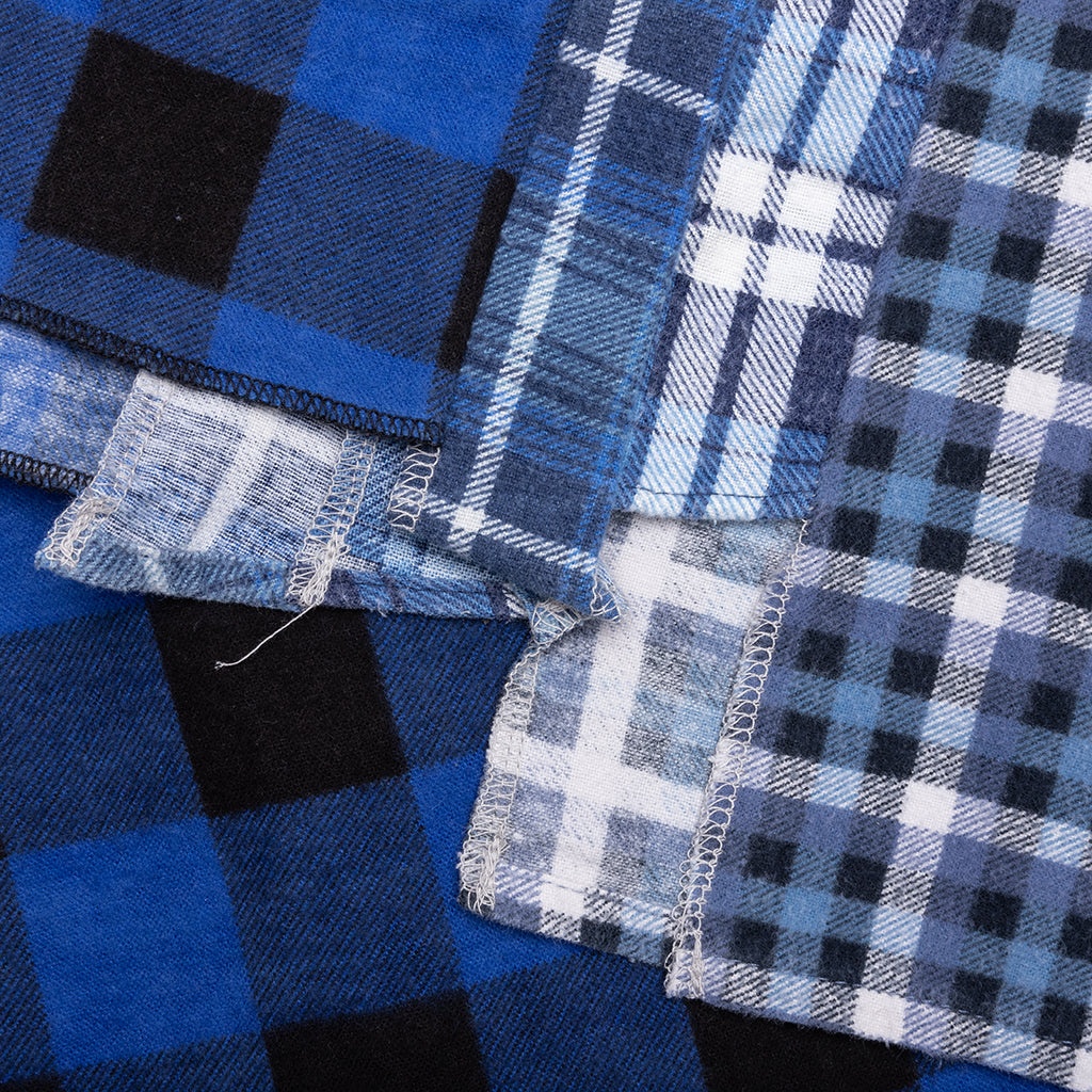 7 CUTS WIDE FLANNEL SHIRT - ASSORTED - 5
