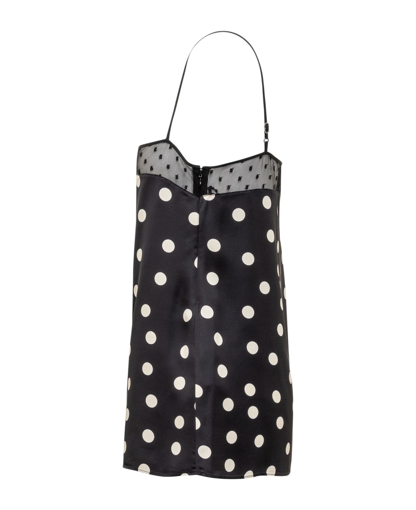 Top With Polka Dot Pattern - 3