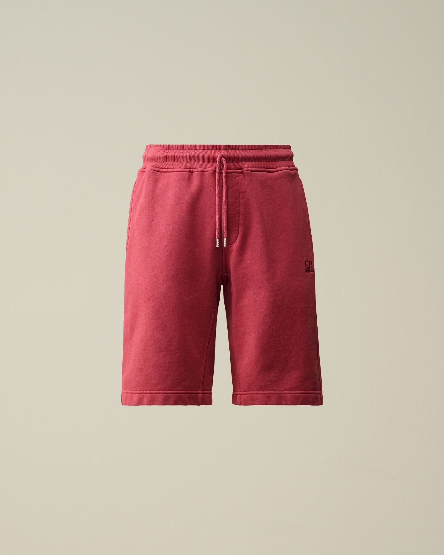 Cotton Diagonal Fleece Shorts - 1