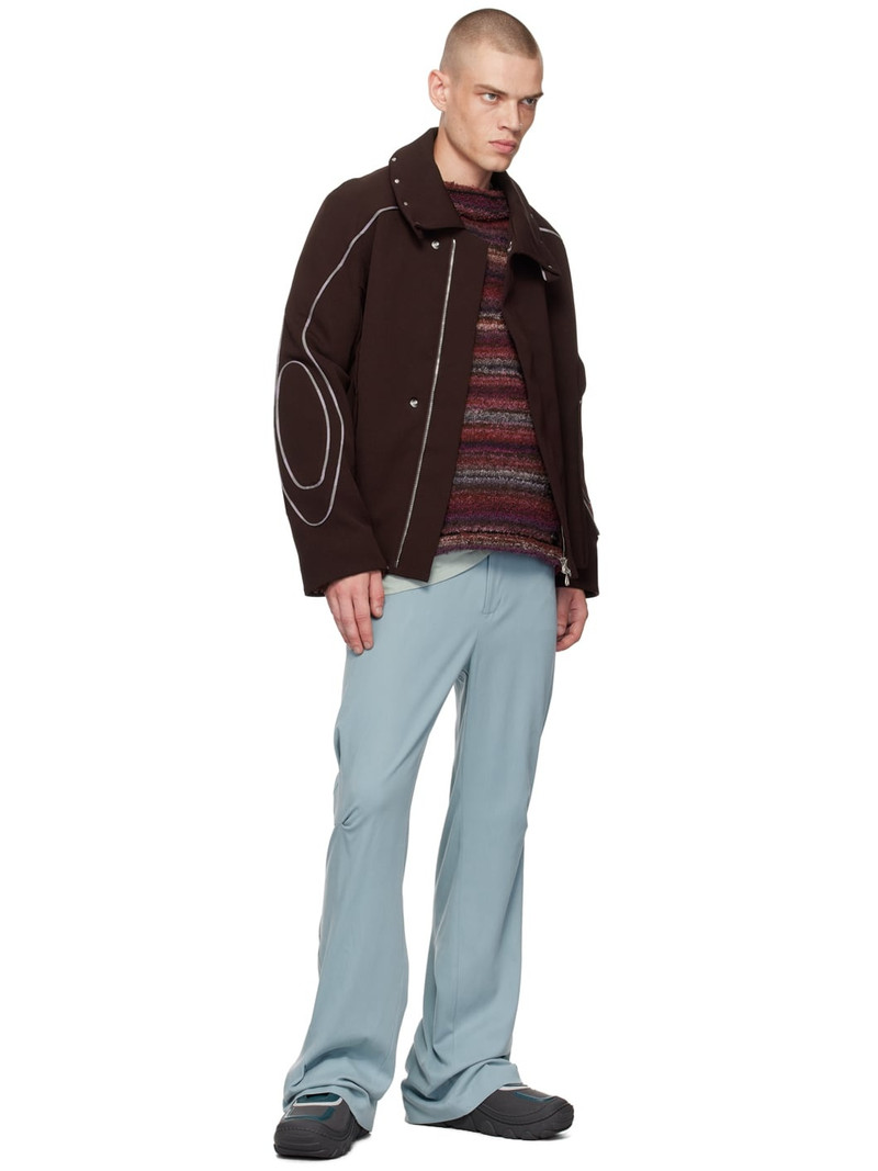 Kiko Kostadinov Blue Ohne K-Dart Trousers outlook