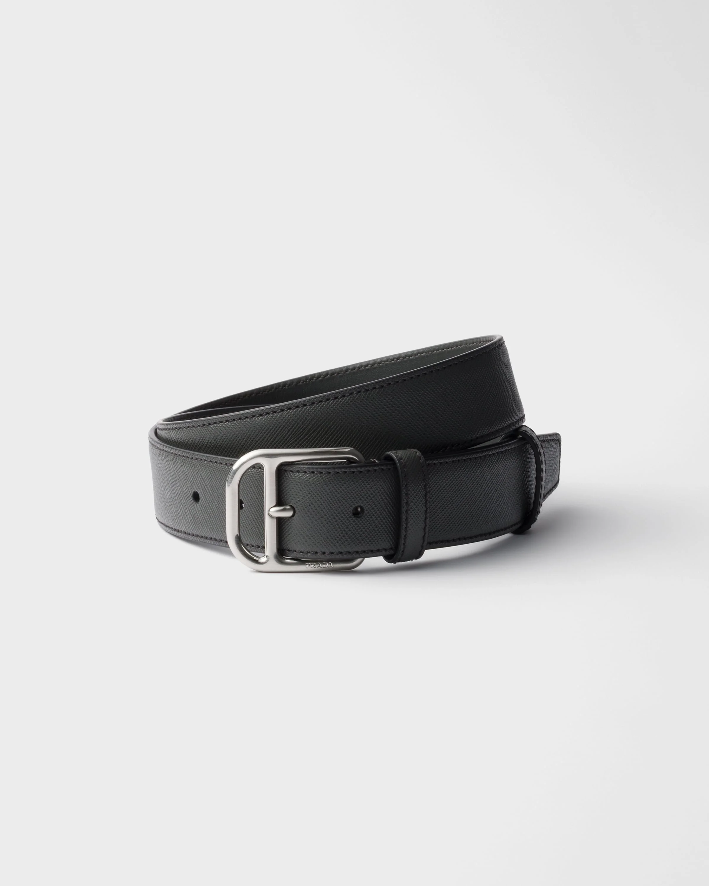 Saffiano leather belt - 1