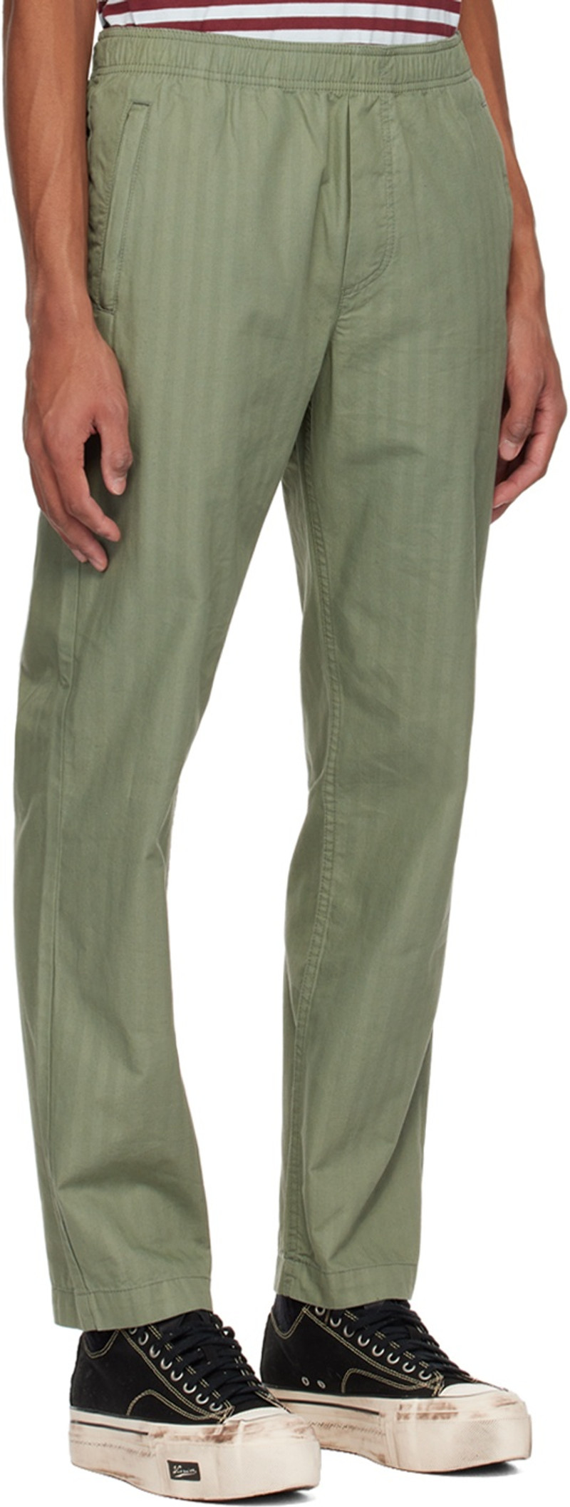 Wood Wood Khaki Stanley Trousers outlook