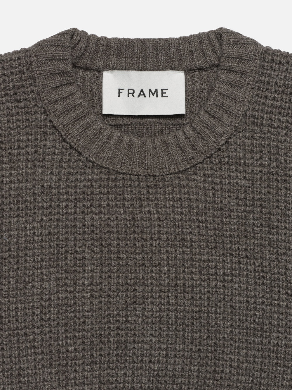 Wool Crewneck Sweater in Mole - 2