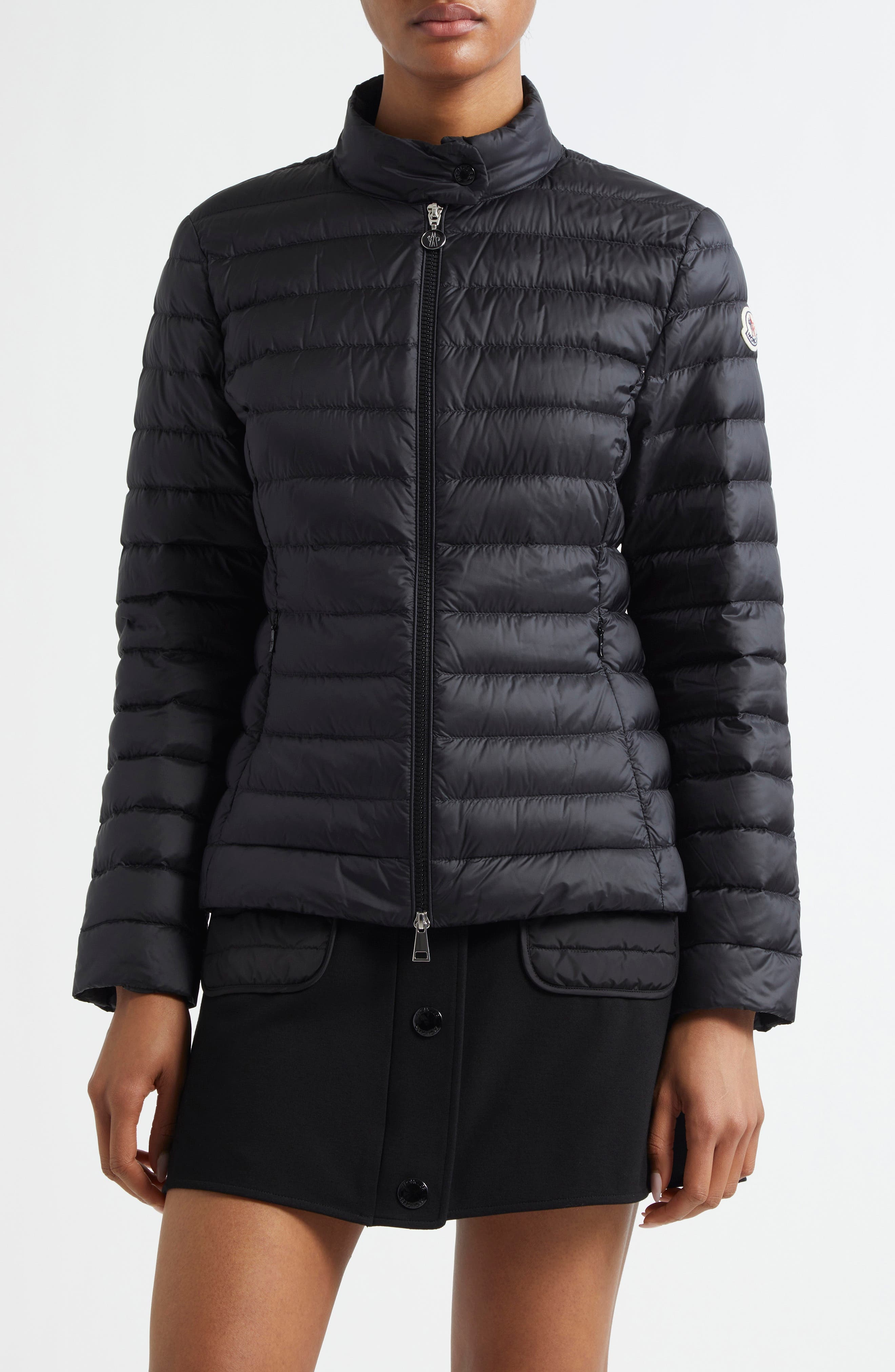 Moncler Igelle Down Puffer Jacket in Black at Nordstrom - 1