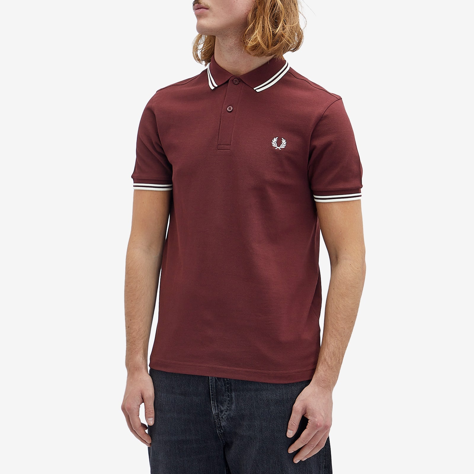 Comme des Garçons SHIRT x Fred Perry Tipped Back Print Polo - 2