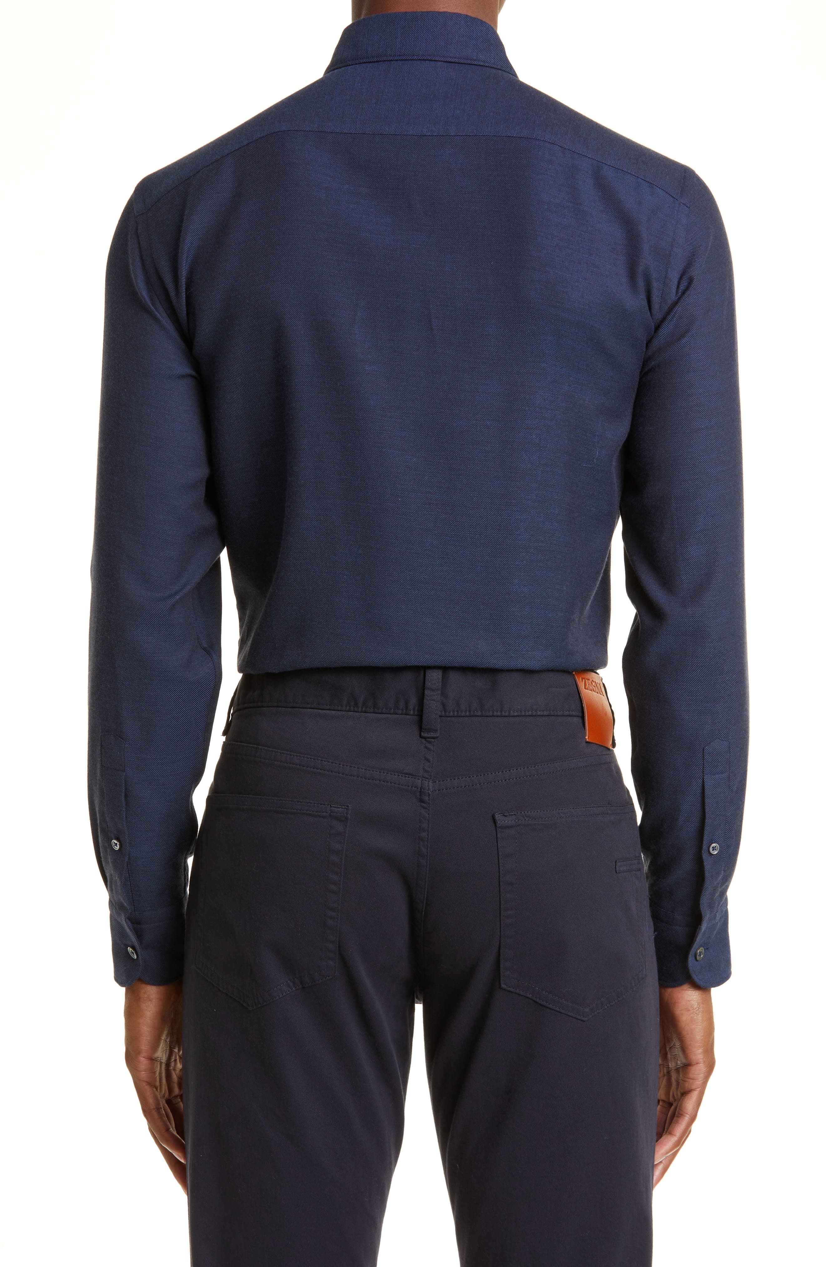 Cashco Cotton & Cashmere Button-Up Shirt - 3