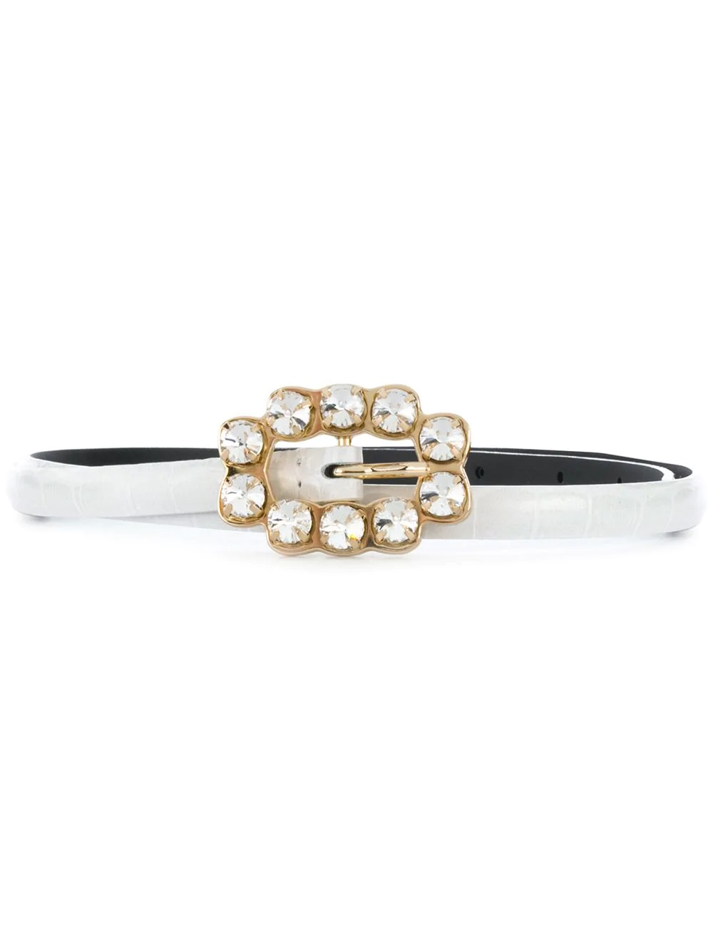 Hilda crystal-embellished belt - 1