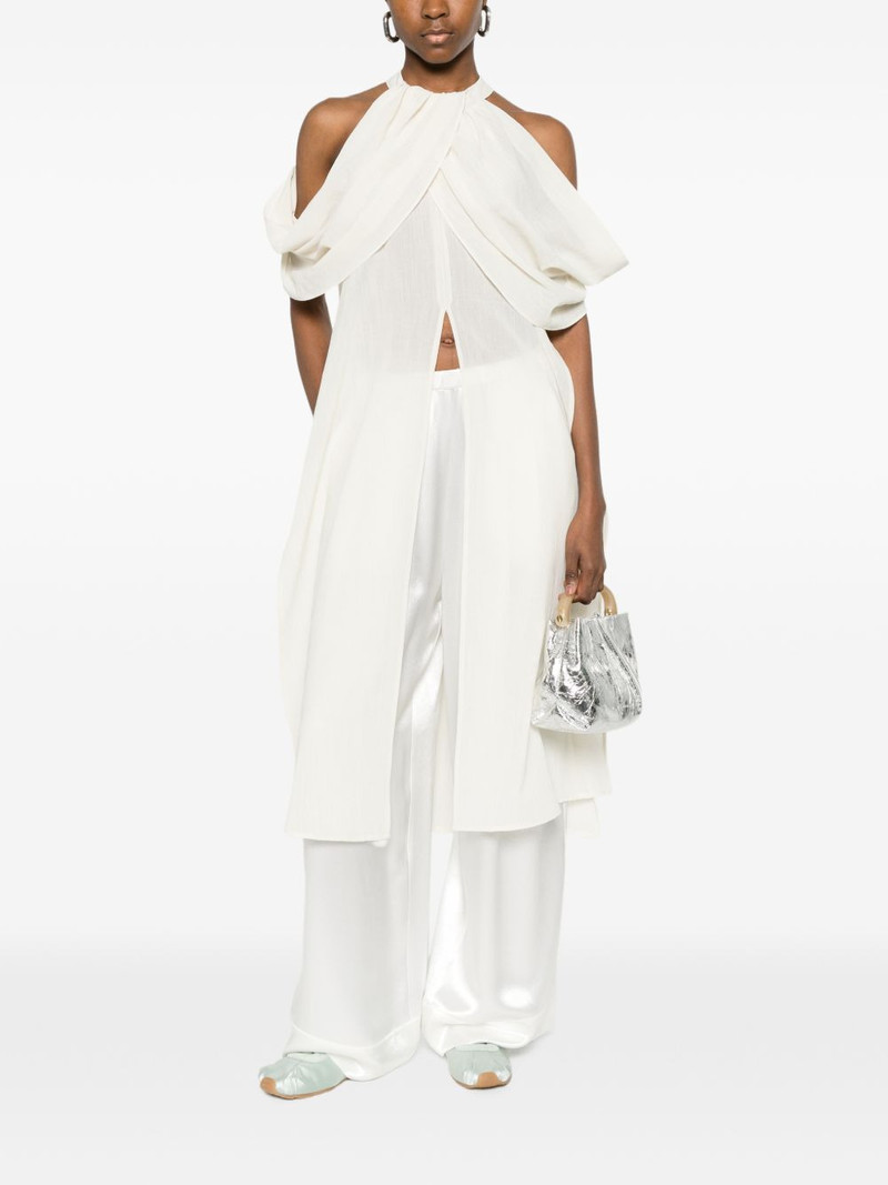 ELEH halterneck draped top outlook