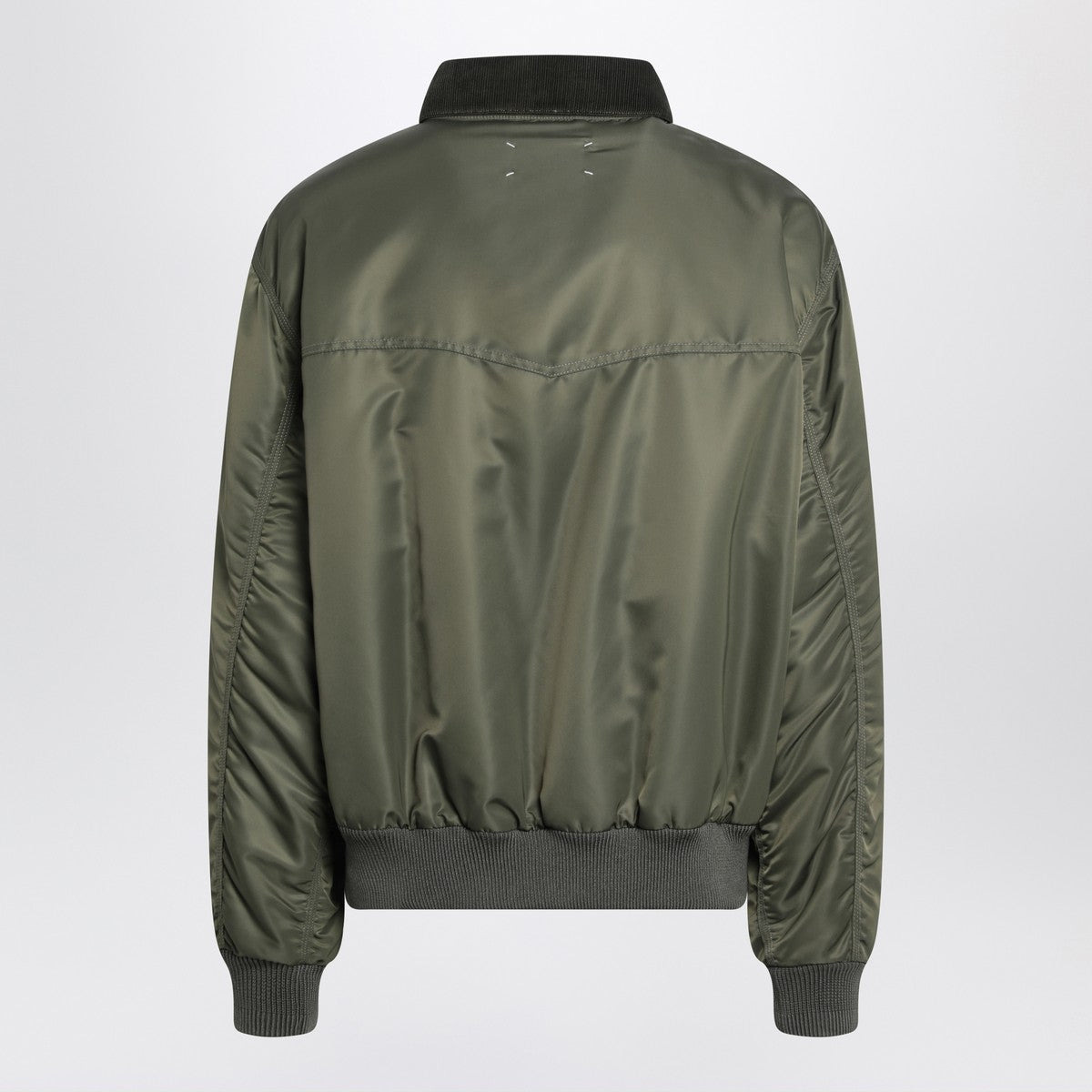 Maison Margiela Khaki green zip jacket - 2