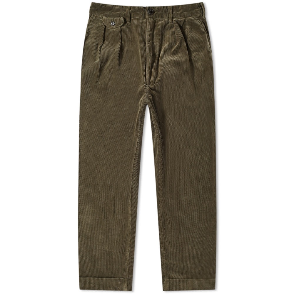 Beams Plus 2 Pleat Corduroy Pant - 1