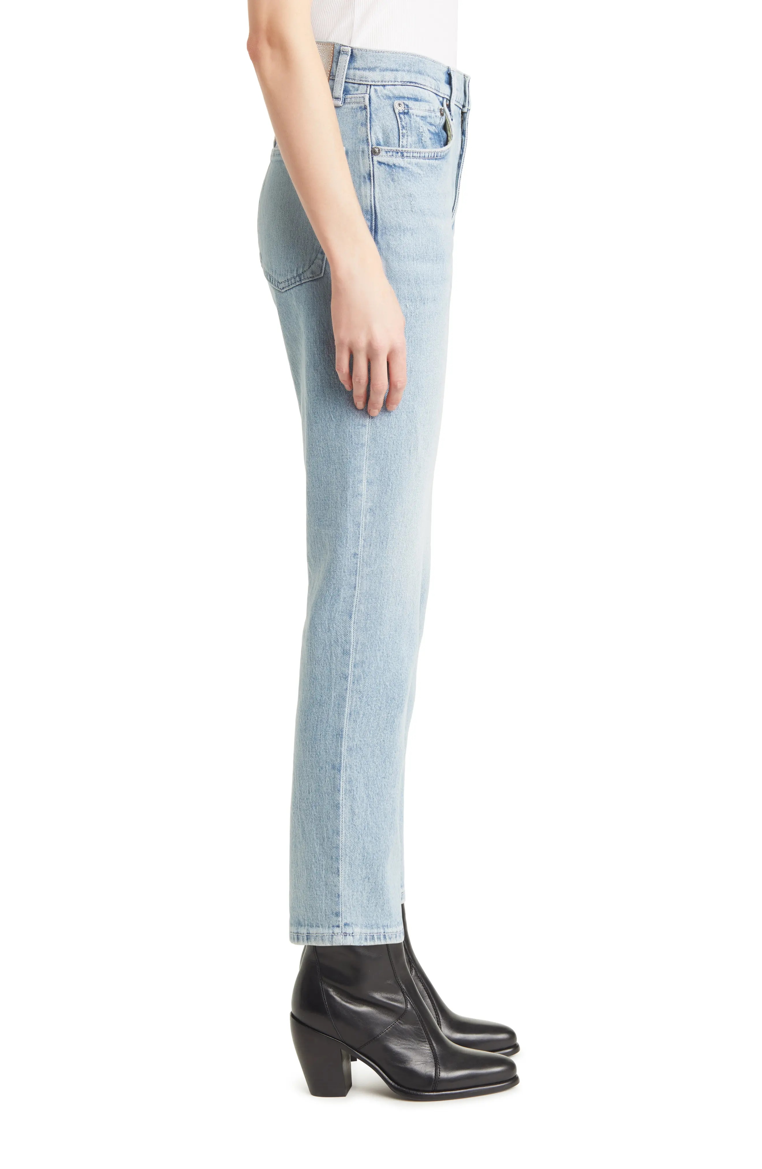 Wren High Waist Ankle Slim Jeans - 3