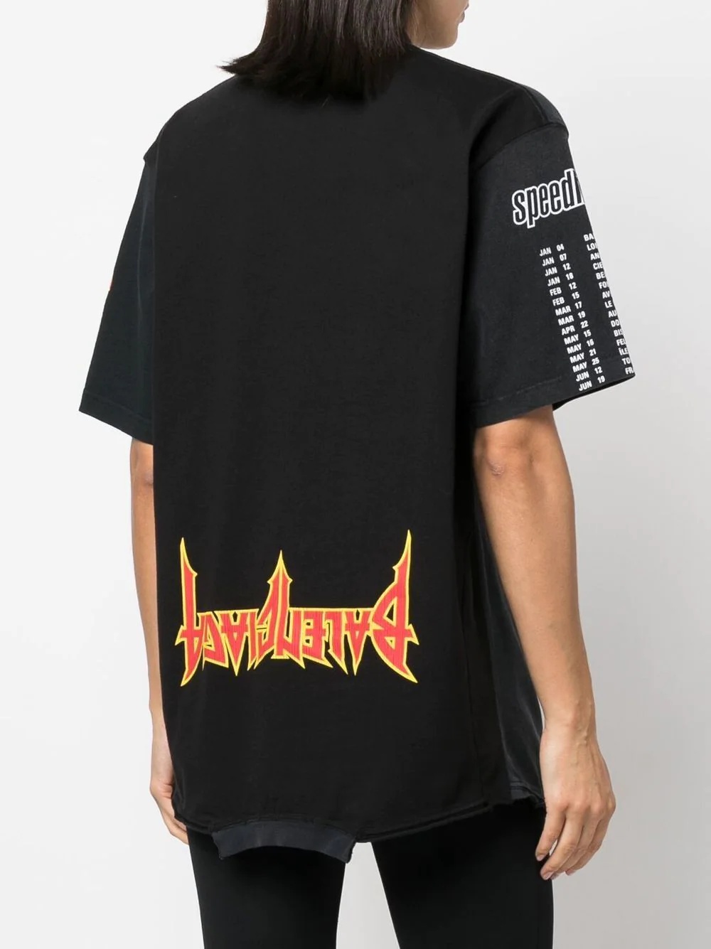 BALENCIAGA Upside Down deconstructed T-shirt | REVERSIBLE