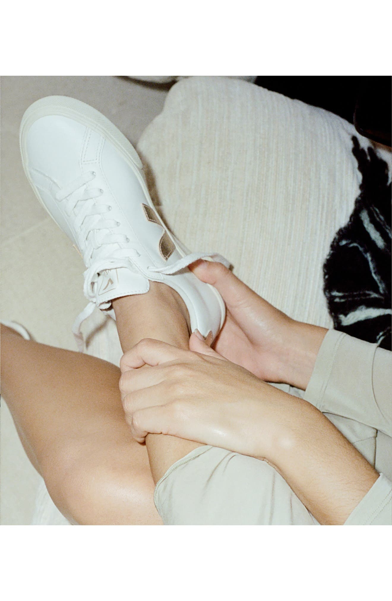 Veja Campo Sneaker in White/platine at Nordstrom - 6