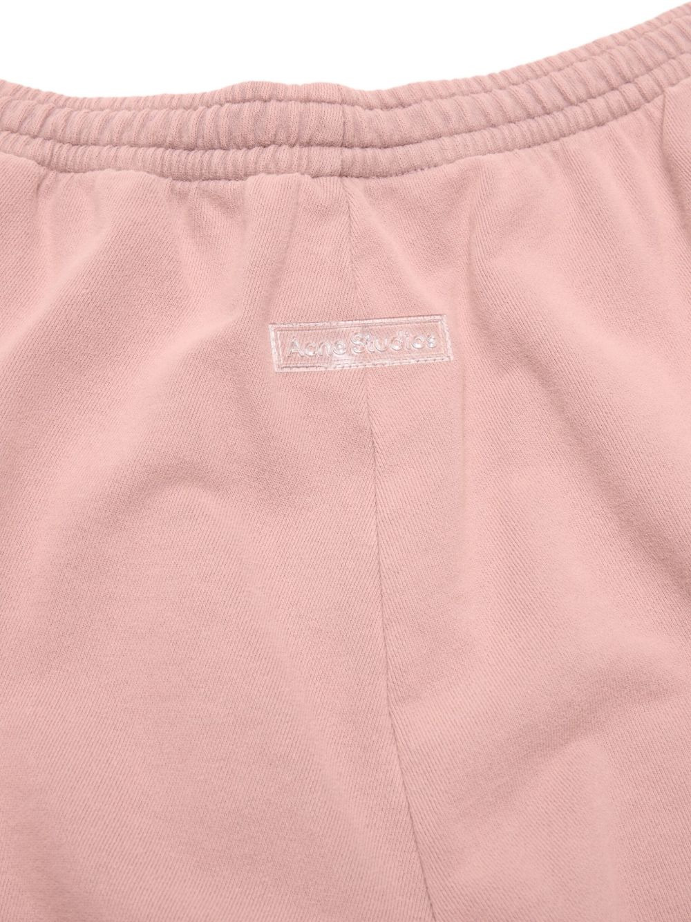 elasticated-cuff cotton track pants - 5