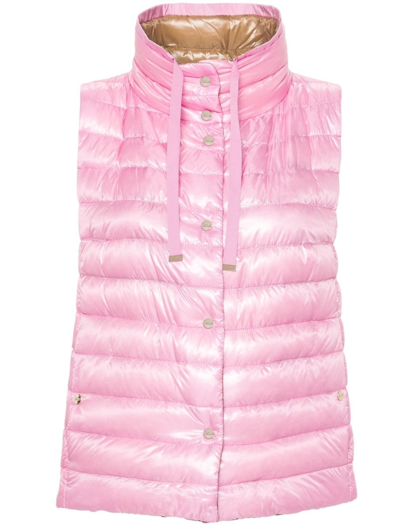 reversible puffer gilet 1