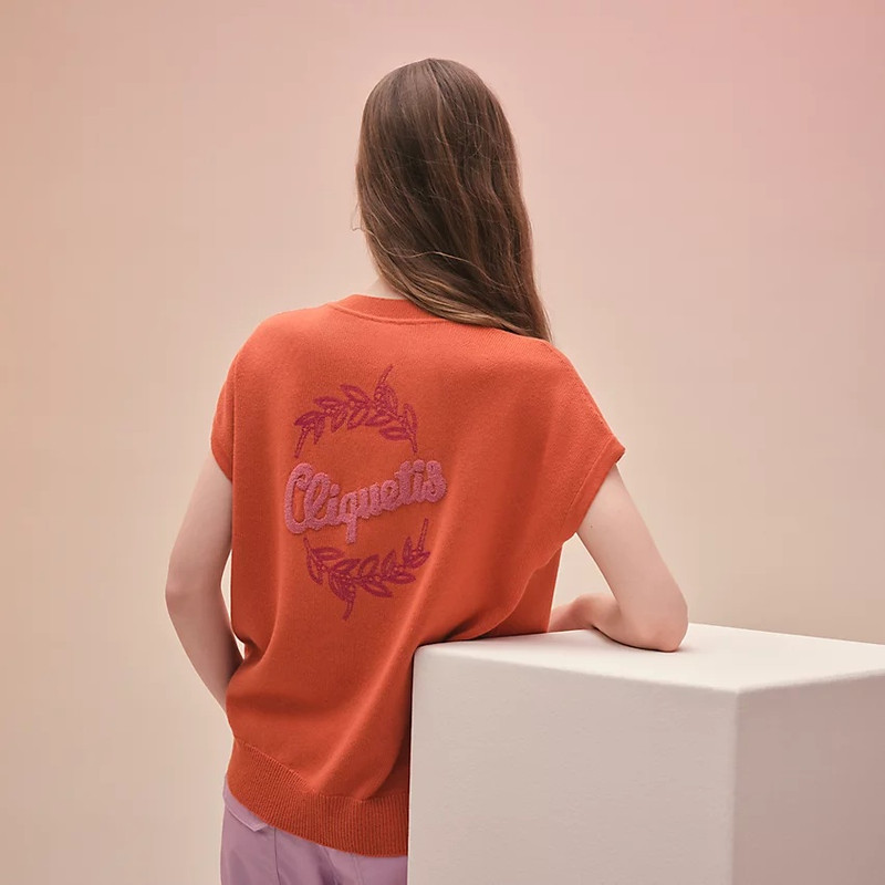 Hermès "Cliquetis" short-sleeve sweater outlook