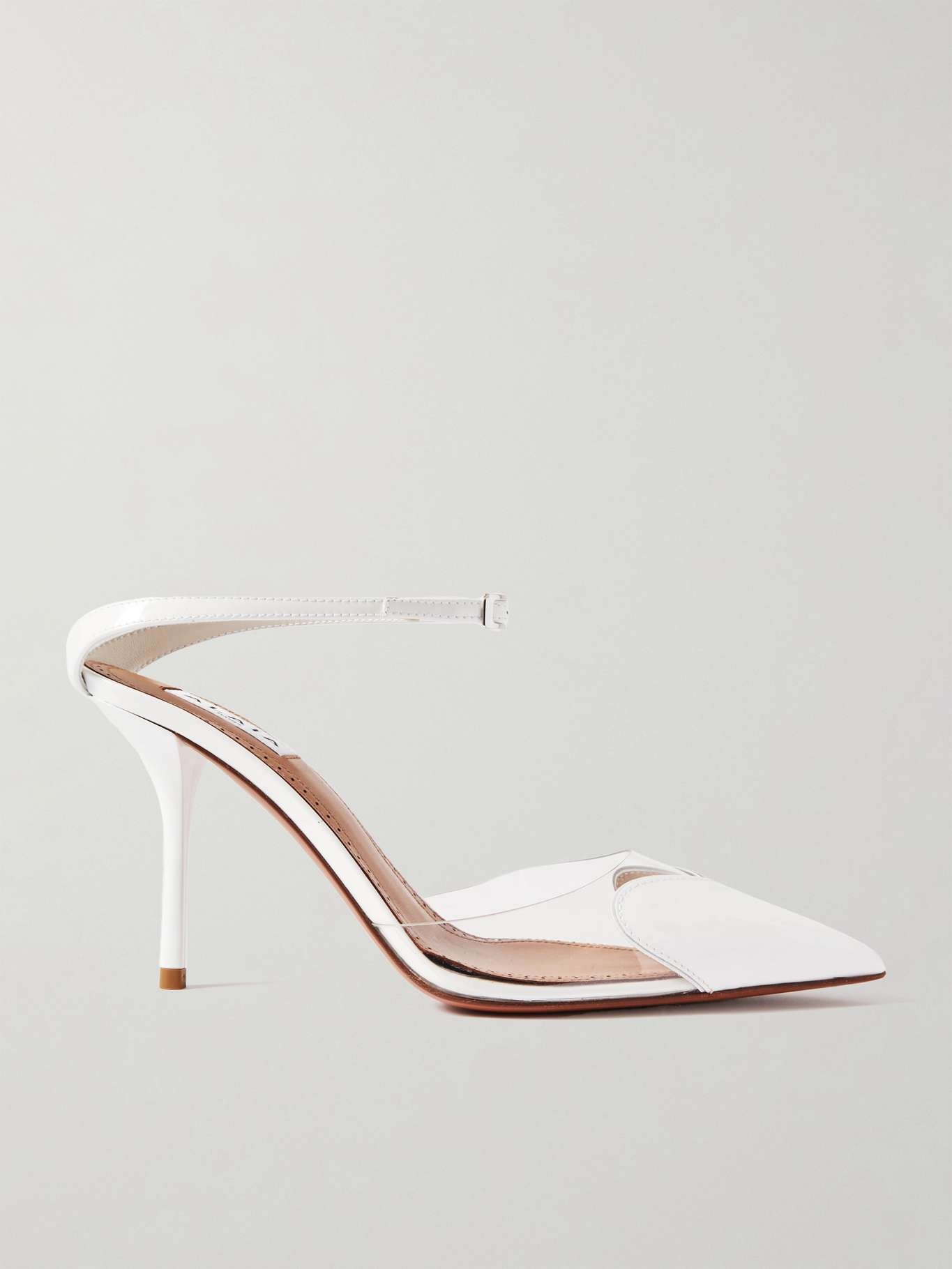 Cœur 90 PU and patent-leather pumps - 1