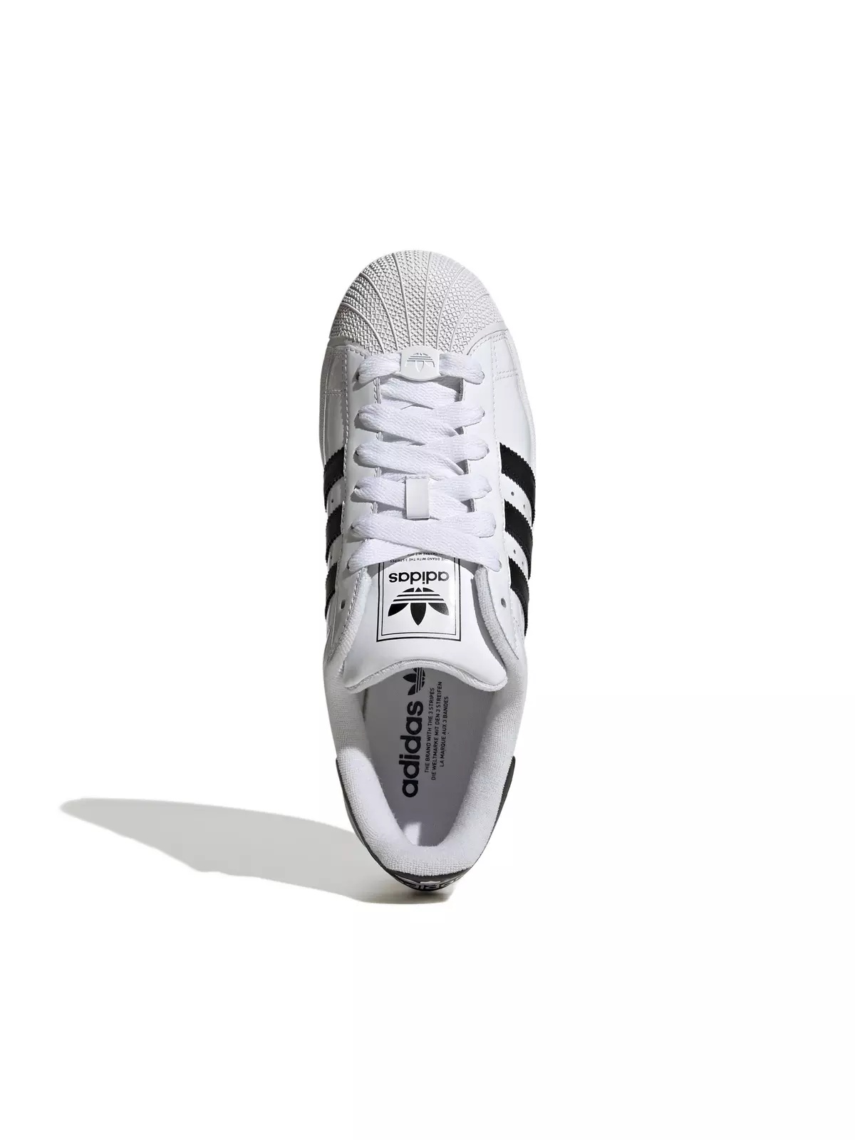 Originals Superstar II Patent Leather "White/Core Black" Men's Shoe - 8
