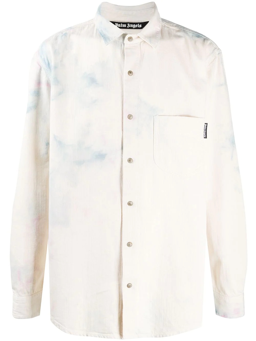 tie-dye detail shirt - 1