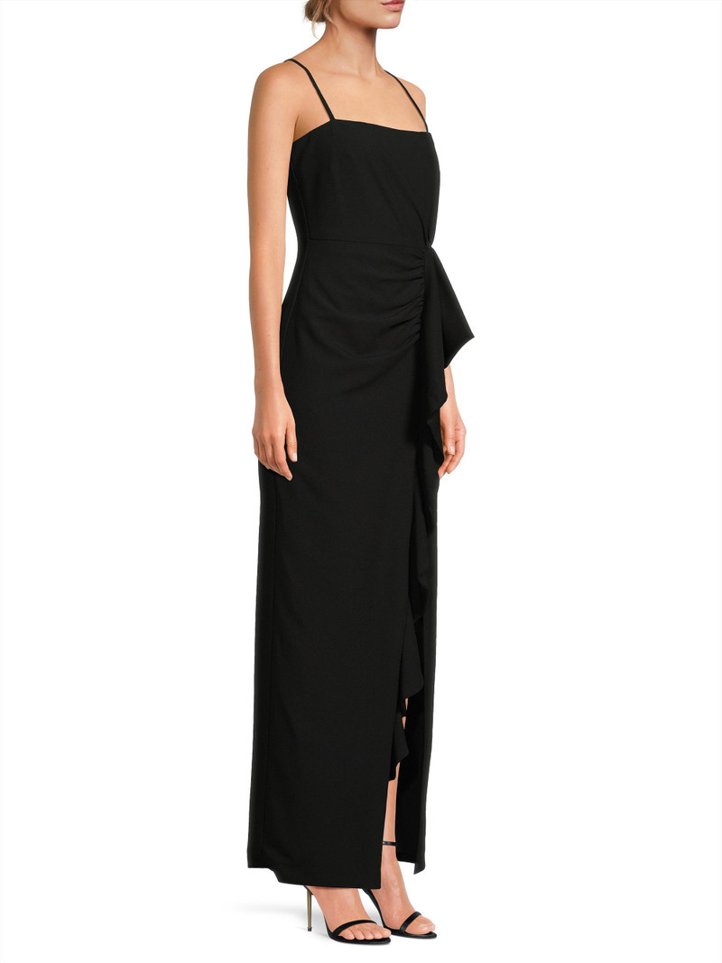 Women's Eve Del Mar Ruffled Gown - Black 4