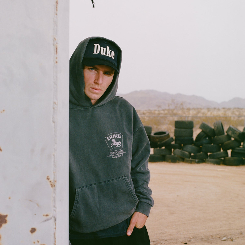 DR Sponsors Washed Grey Hoodie 10