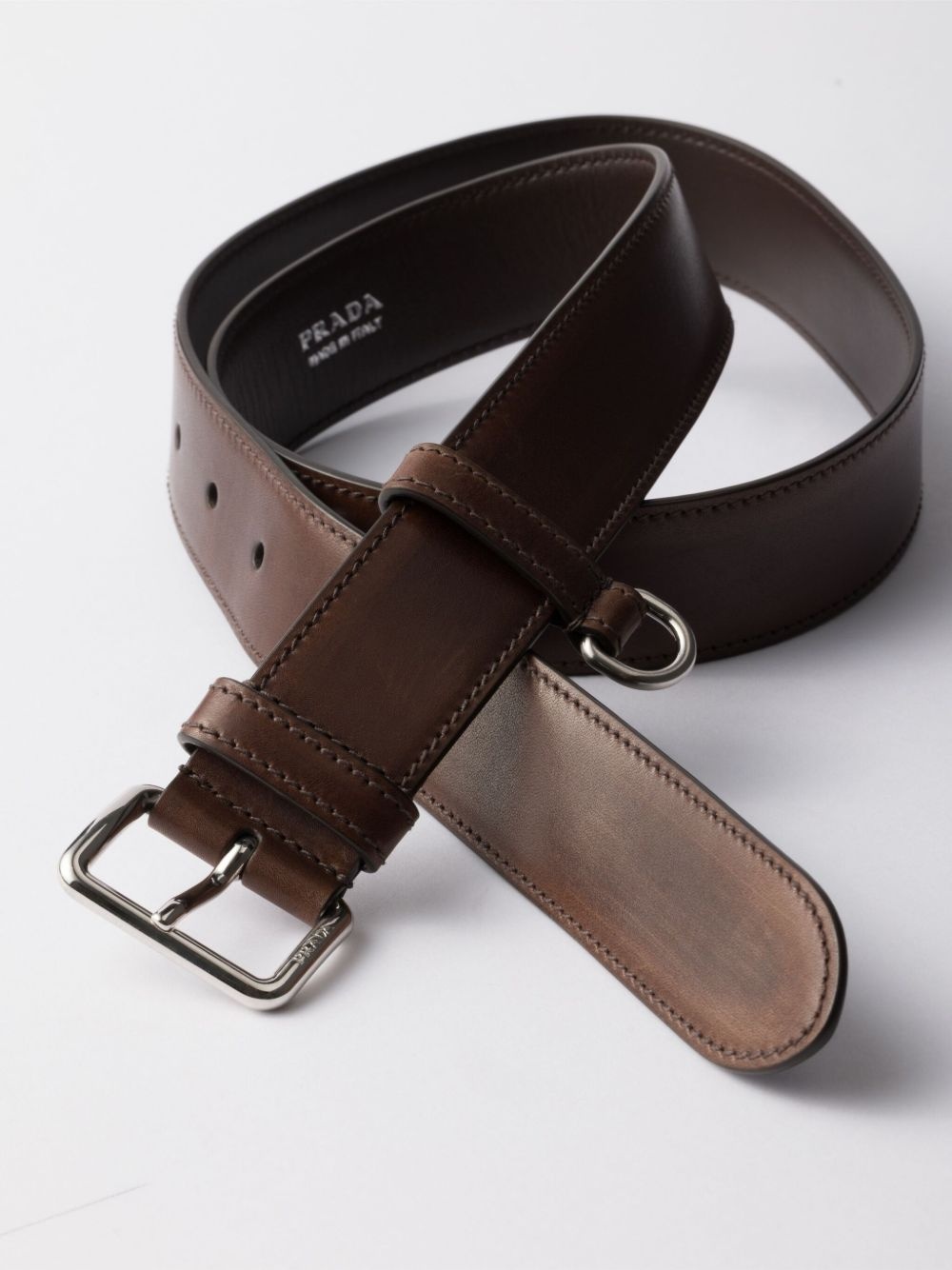reversible leather belt - 2
