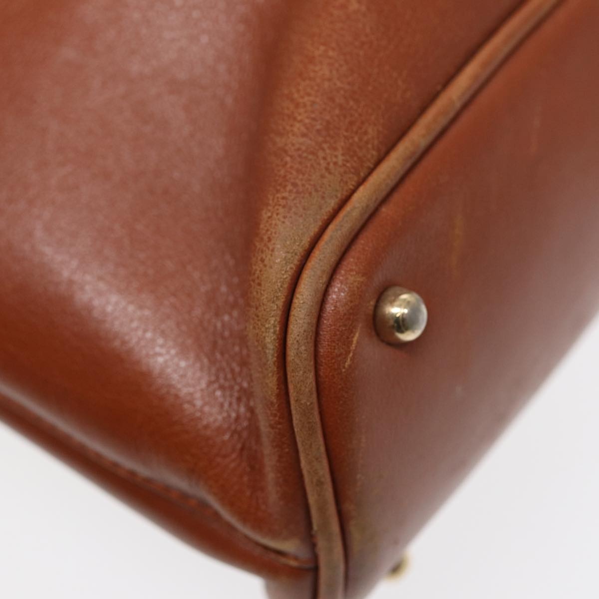 GUCCI Bamboo Hand Bag Leather Brown Gold 000 1186 000 1186 - 9