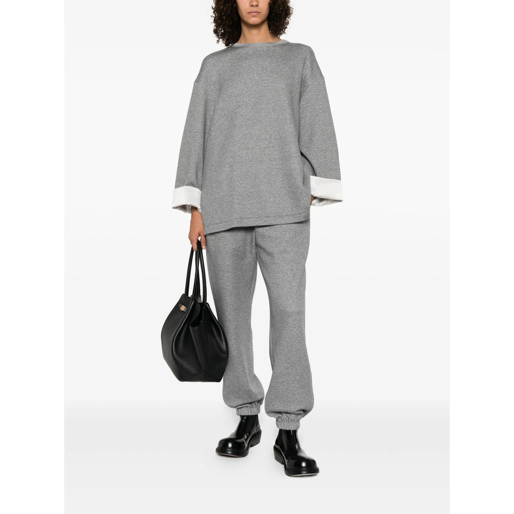 Carven Grey Trousers - Track Pants Women - 4