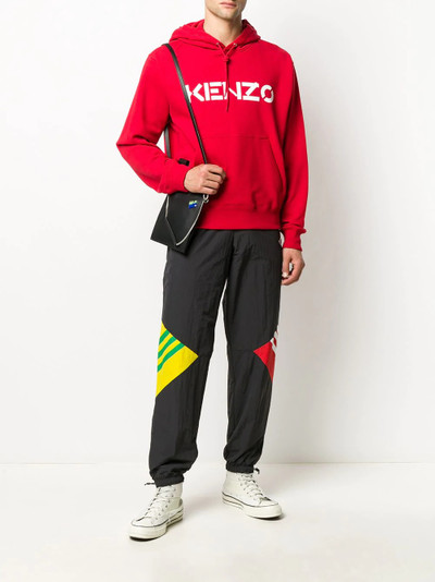 KENZO logo print hoodie outlook